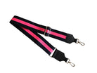 Koala Straps: Navy & Pink Stripe - Quilted Koala