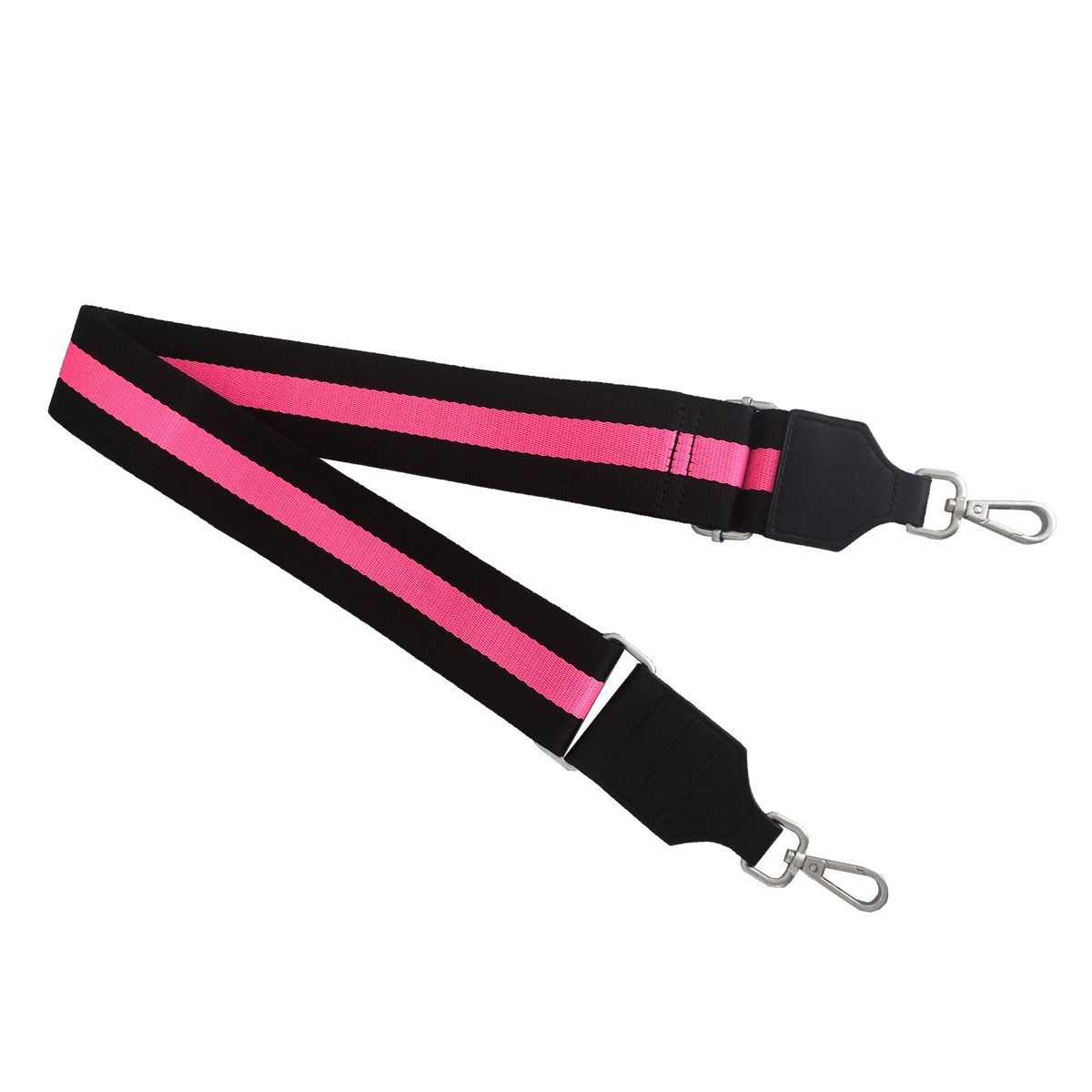 Koala Straps: Black & Pink - Quilted Koala