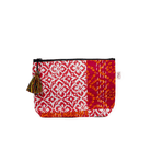 Koala Boho Collection: Makeup Bag in Pink/Red Tones - Quilted Koala