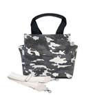 Mini Monogram Mini Luxe North South Bag: Grey Camouflage - Quilted Koala