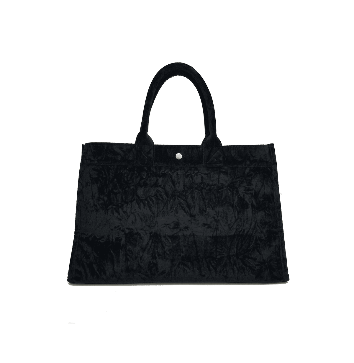 Black Velvet East West Bag + FREE Gold Tassel - Quilted Koala