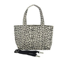 Midi Zipper Tote: Leopard - Quilted Koala