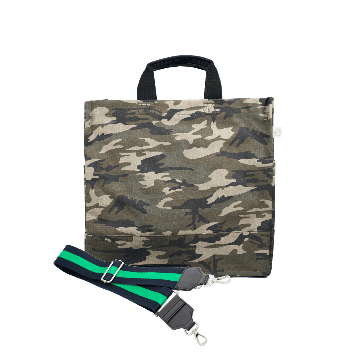 Luxe North-South Bag: Camouflage - Quilted Koala