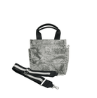 Mini Luxe North South: Grey Crushed Velvet - Quilted Koala