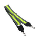 Koala Straps: Grey & Neon Yellow - Quilted Koala