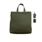 Olive Neoprene Town Bag with Heart Paracord Charm - Quilted Koala