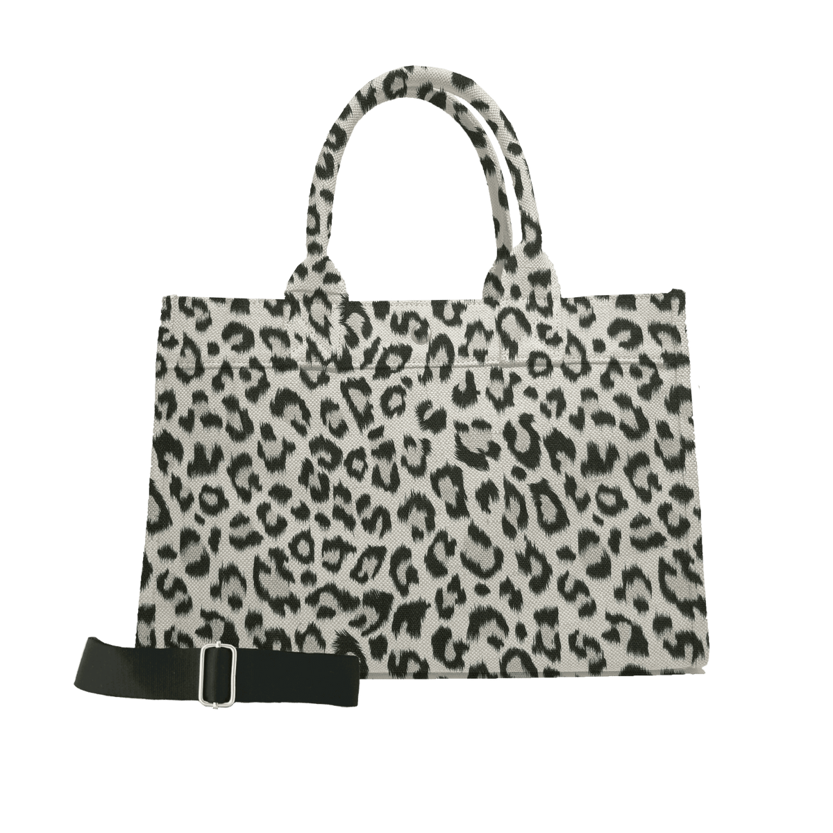 Monogram Stripe Midi East West Bag: Leopard - Quilted Koala