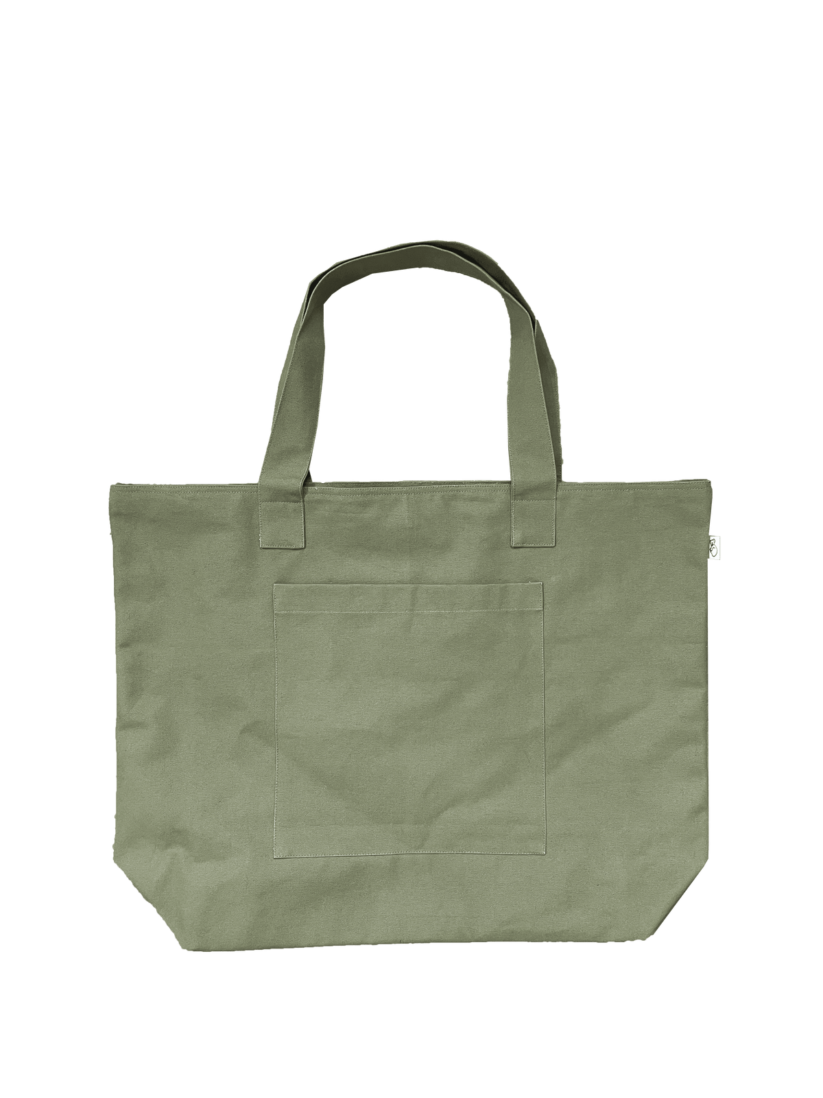 Olive Everything Bag - Split Letter Monogram - Quilted Koala