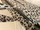 Split Letter Monogram - Midi Zipper Tote: Leopard - Quilted Koala