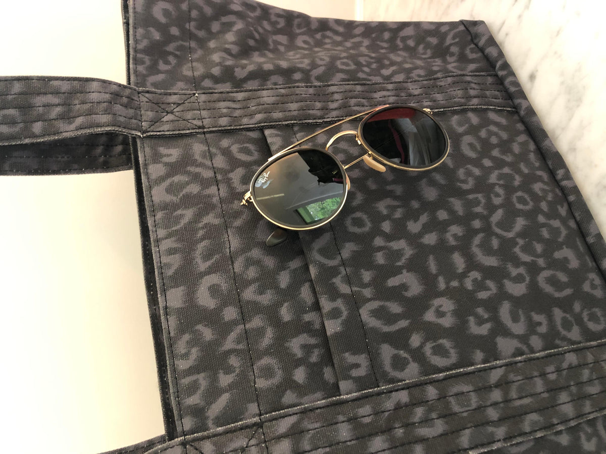 Black Leopard Midi Zipper Tote Bundle (Gold) - Just $78 (reg $146) - Quilted Koala