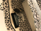 Split Letter Monogram - Midi Zipper Tote: Leopard - Quilted Koala