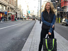 Koala Straps: Grey & Neon Yellow - Quilted Koala